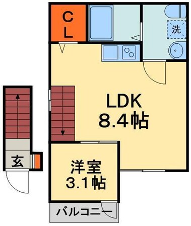 プラーナ蘇我の物件間取画像